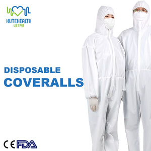 15 Adult Antivirus Disposable Protective Coveralls (Pack of 15)