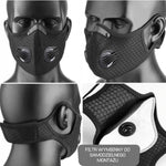Outdoor Sports Anti-dust Reusable Riding Face Cover with Carbon Filter