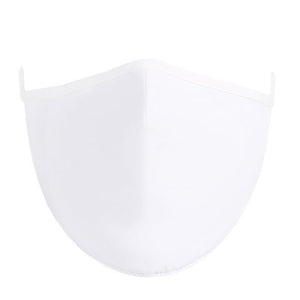Kutehealth Washable Mouth Cover with 3Pcs 5 Layers Filters- WHITE