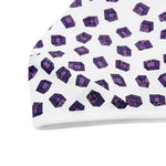 Kutehealth Designed Printed Washable Mouth Cover with 3Pcs 5 Layers Filters -BOXED OUT PURPLE